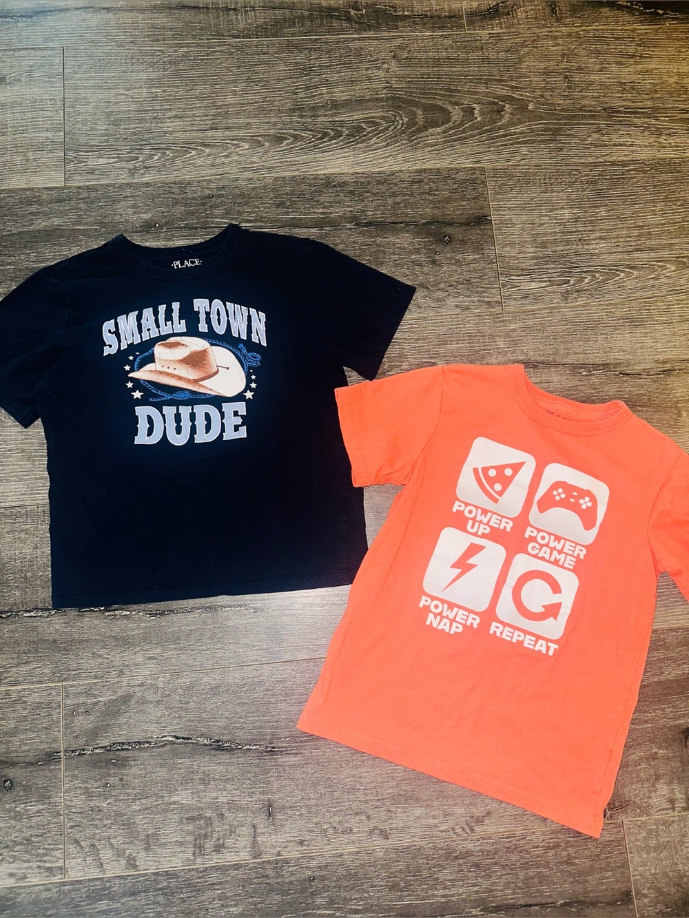 The Children’s Place Small Town & Power Up Kids Short Sleeve T-Shirt